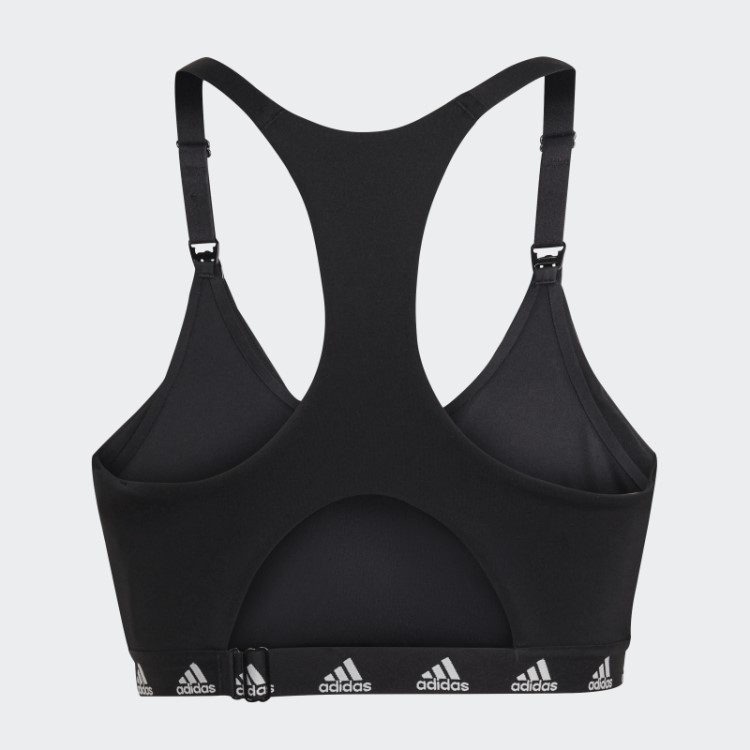 Sutiã De Amamentação Com Suporte De Luz Para O Dia A Dia Adidas Preto