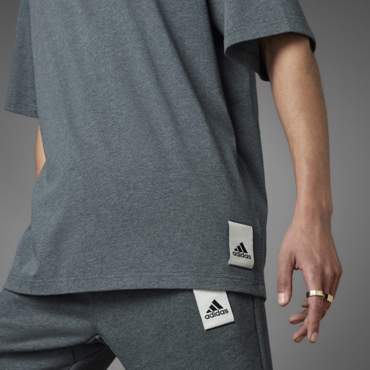 Camiseta Dia Dos Namorados Adidas Cinza Escuro Urze