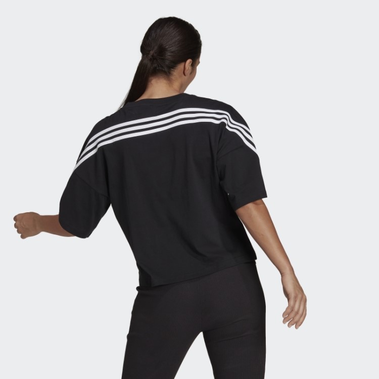 Adidas Sportswear Future Icons Camiseta Com As Três Listras Preta Quente