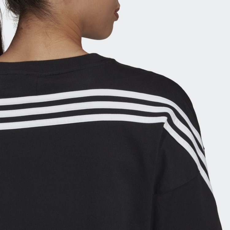 Adidas Sportswear Future Icons Camiseta Com As Três Listras Preta Quente