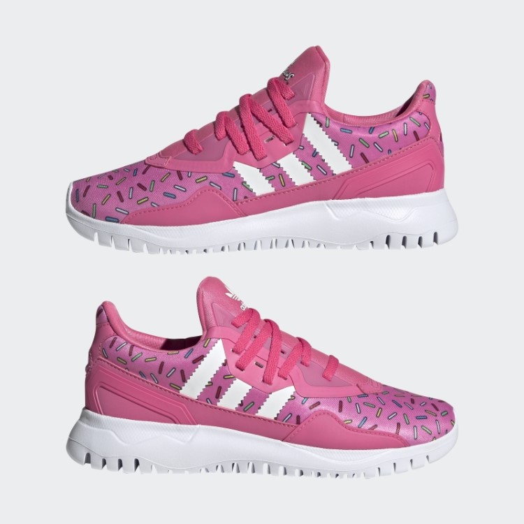 Sapatos Flexíveis Originais Rosa Adidas