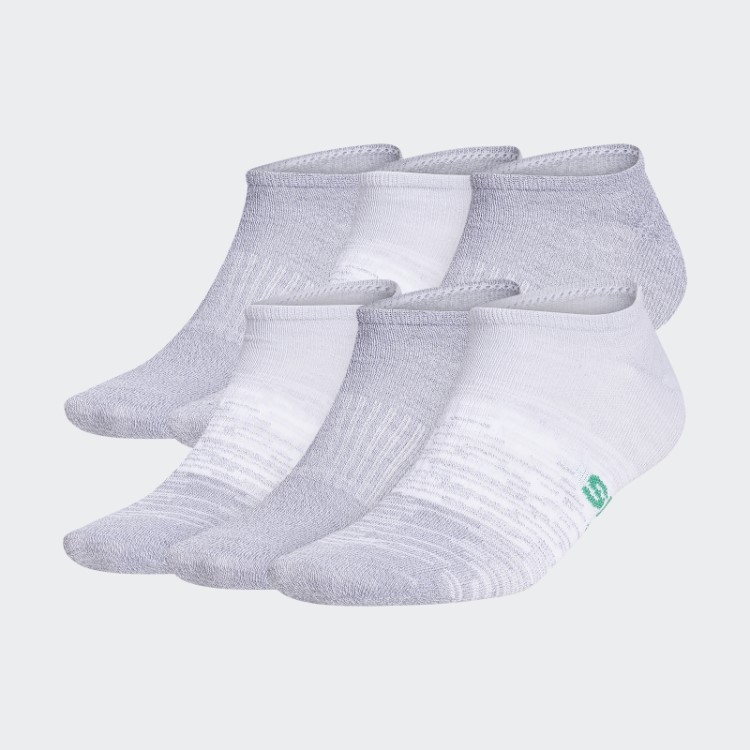 Adidas White Superlite Badge Of Sport Meias Invisíveis 6 Pares