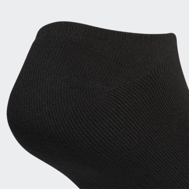 Adidas Originals Unissex Trefoil 6-pack No Show Preto Branco