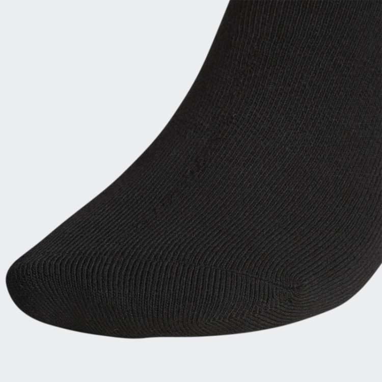 Adidas Originals Unissex Trefoil 6-pack No Show Preto Branco