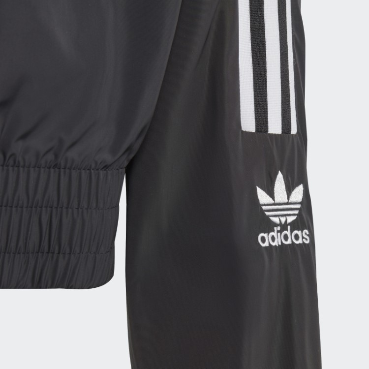 Jaqueta Cropped Preta Adicolor Adidas