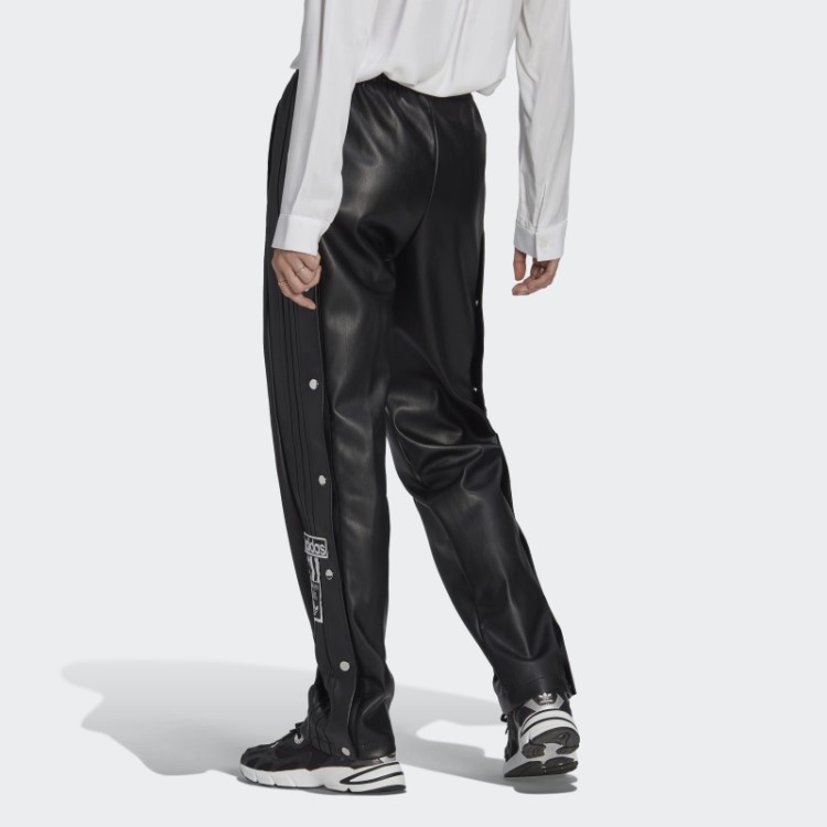 Calça Adibreak De Couro Sintético Center Stage Preta Adidas
