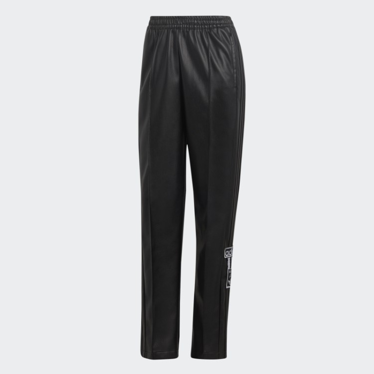 Calça Adibreak De Couro Sintético Center Stage Preta Adidas