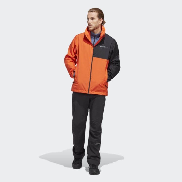 Adidas Terrex Multi Rain.rdy Jaqueta De Chuva De 2 Camadas Moda Laranja