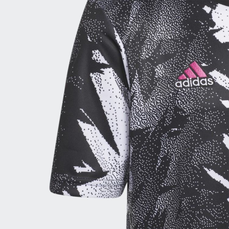 Camisa Pré-jogo Da Juventus Preta Adidas