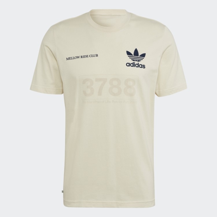 Camiseta Estampada Suave Ride Club Adidas Branca
