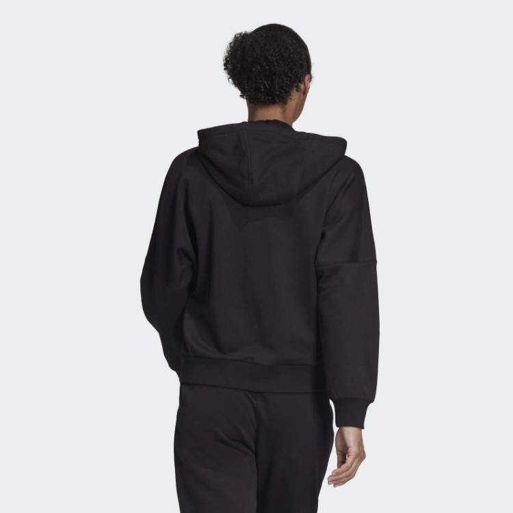 Moletom Com Capuz Preto Condivo 22 Com Zíper Completo Adidas