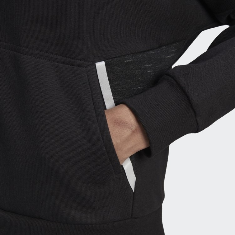 Moletom Com Capuz Preto Condivo 22 Com Zíper Completo Adidas