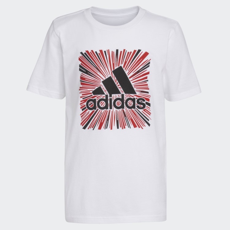 Camiseta Esportiva Branca Adidas Ss Optimist