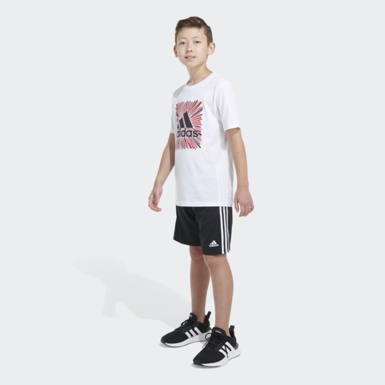 Camiseta Esportiva Branca Adidas Ss Optimist