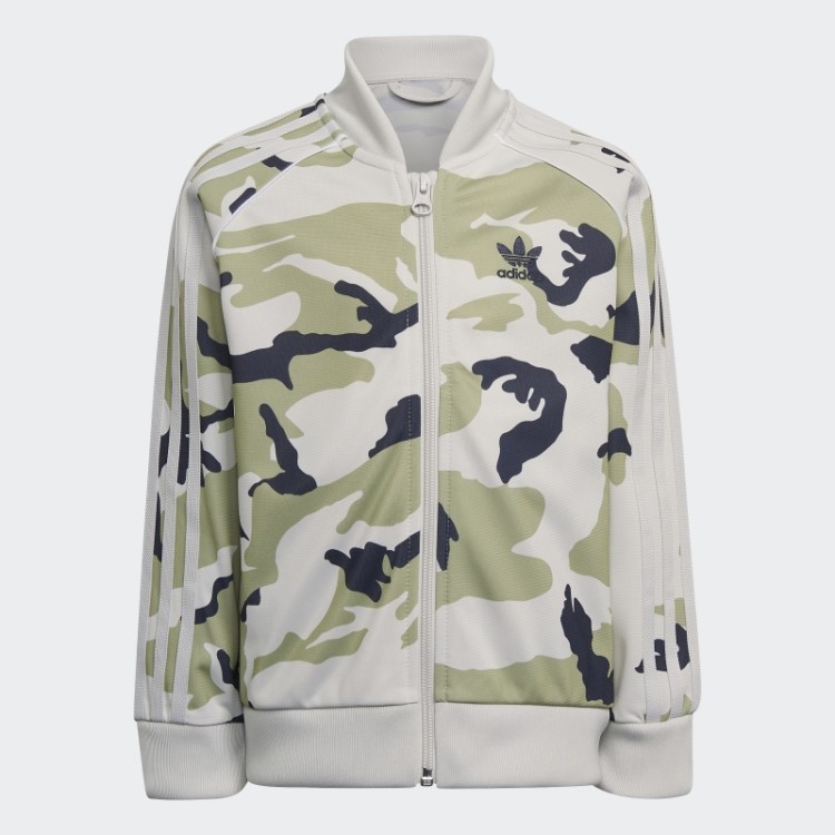 Conjunto Adidas Camo Sst Orbit Cinza