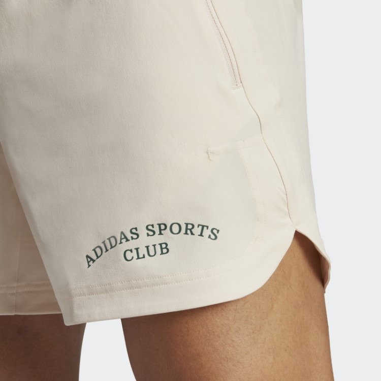 Short Gráfico Adidas Sports Club De Linho
