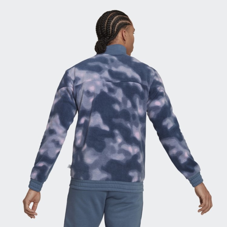 Adidas Polar Polar Nature Allover Print 1/4-zip Jaqueta De Aço