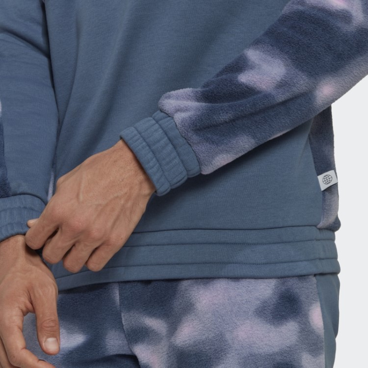 Adidas Polar Polar Nature Allover Print 1/4-zip Jaqueta De Aço