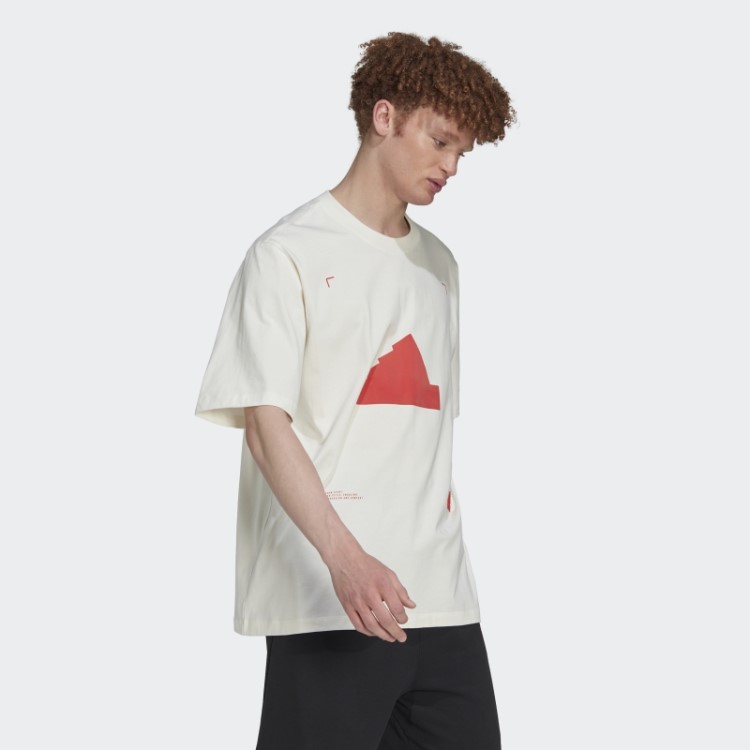 Camiseta Oversized Branca Adidas