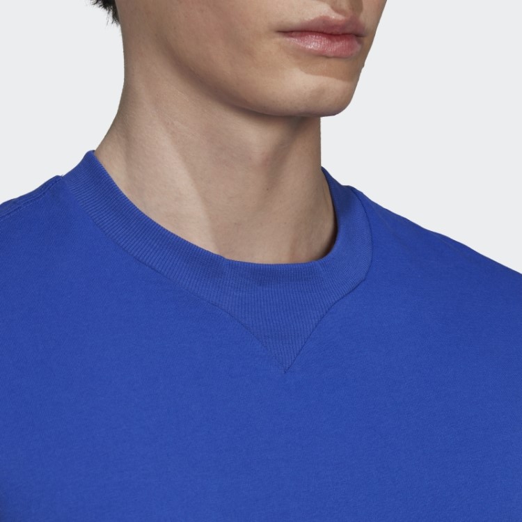Camiseta Clássica Azul Adidas