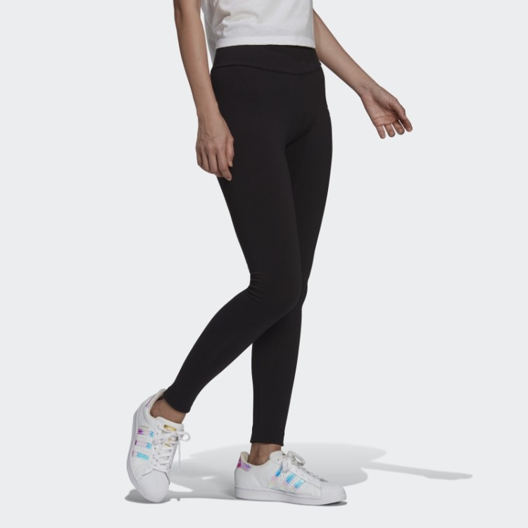 Meia-calça Preta Adicolor Essentials Da Adidas