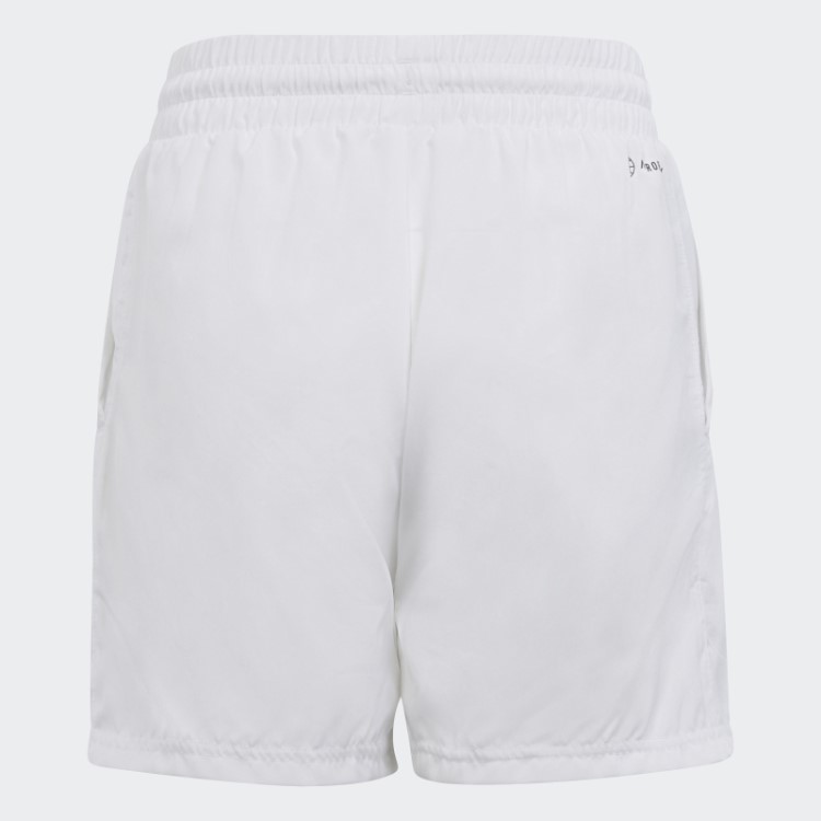Shorts De Tênis Branco Adidas Club Com As Três Listras Da Moda