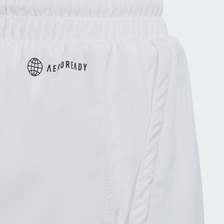 Shorts De Tênis Branco Adidas Club Com As Três Listras Da Moda