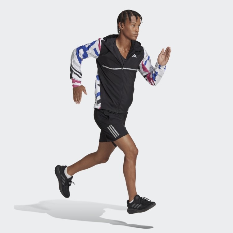 Jaqueta Sazonal Own The Run Preta Adidas