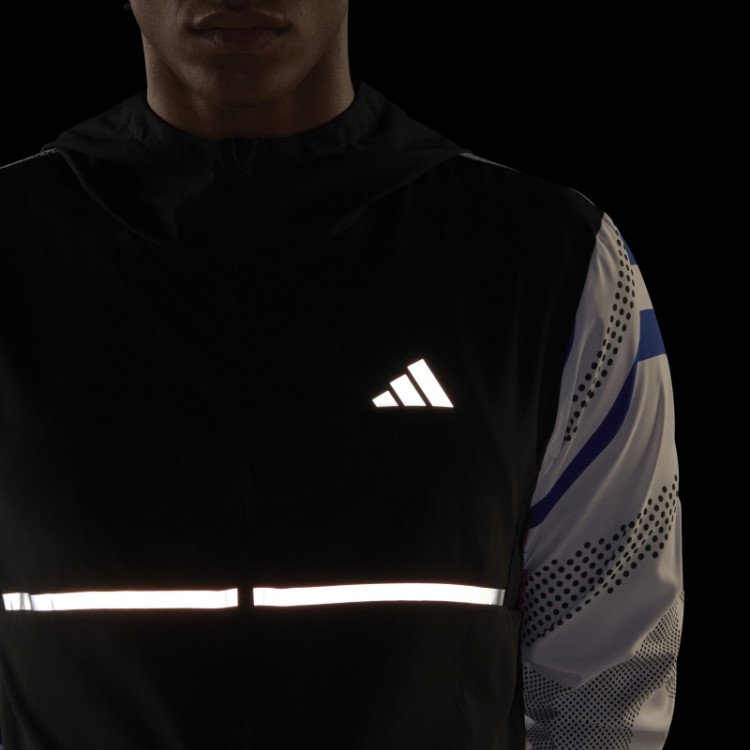 Jaqueta Sazonal Own The Run Preta Adidas