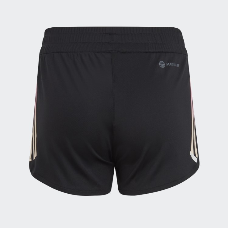 Bermuda De Tricô Adidas Aeroready 3 Listras Preta