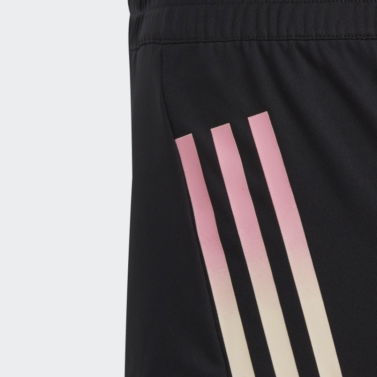 Bermuda De Tricô Adidas Aeroready 3 Listras Preta
