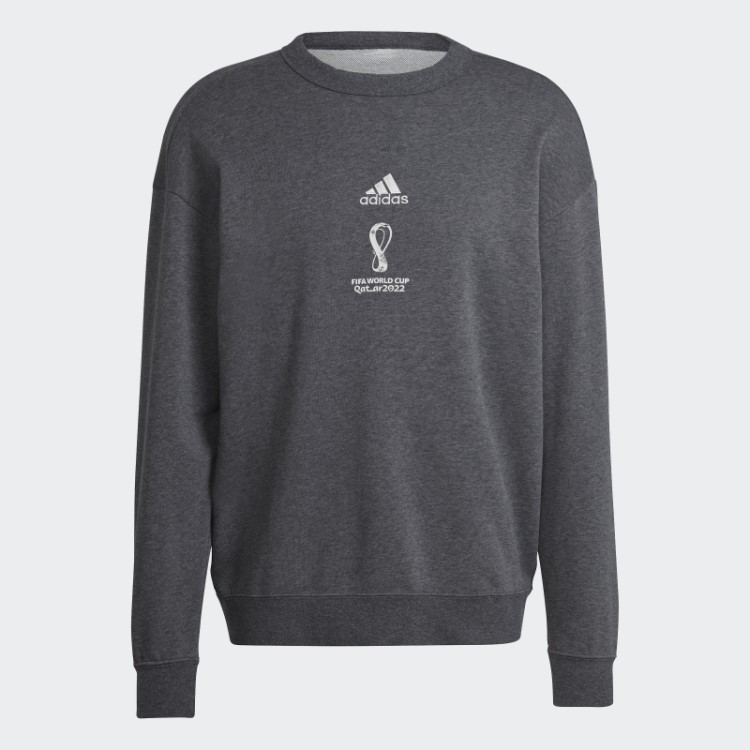 Moletom Com Emblema Oficial Da Copa Do Mundo Da Fifa 2022 Cinza Escuro Urze Adidas