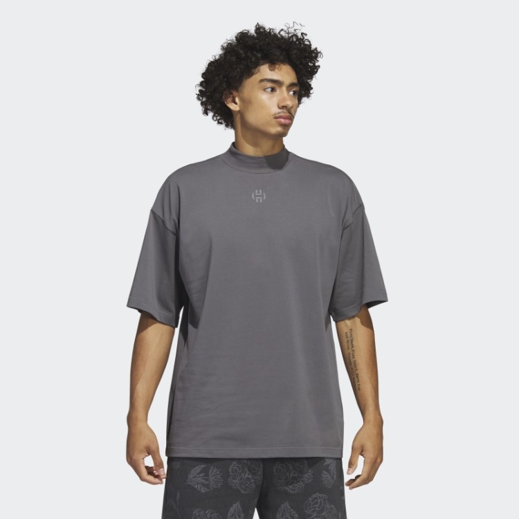 Camiseta De Viagem Harden Cinza Adidas