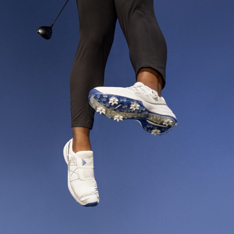 Tênis De Golfe Branco Adidas Zg23 Boa