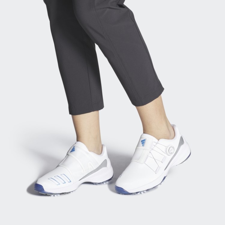 Tênis De Golfe Branco Adidas Zg23 Boa