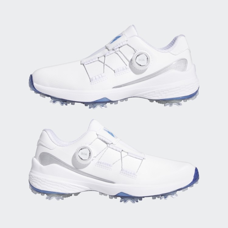 Tênis De Golfe Branco Adidas Zg23 Boa