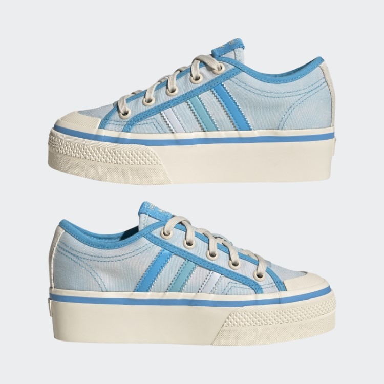 Nizza Sapato Plataforma Azul Adidas