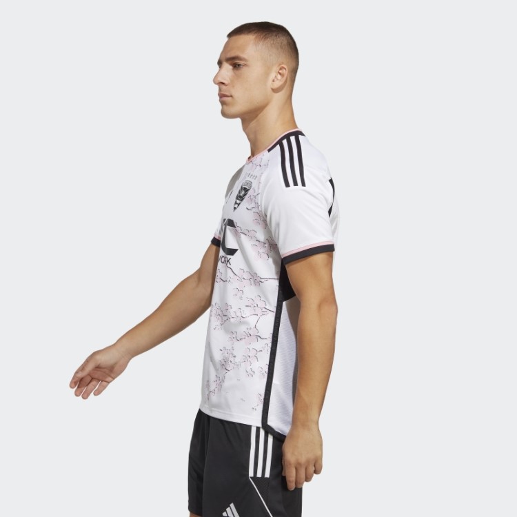 Branco D.c. United 23/24 Away Camisa Autêntica Adidas