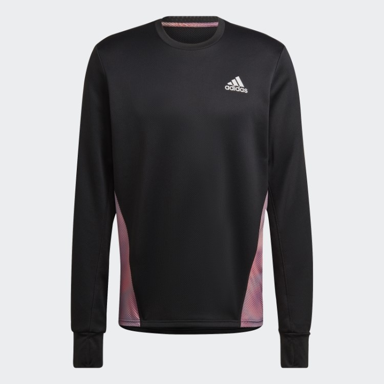 Adidas Possui O Moletom Run Colorblock Multicolorido