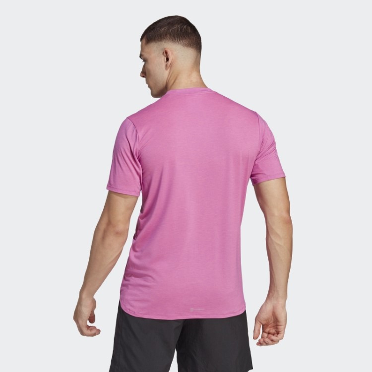 Camiseta Adidas Fúcsia Projetada Para Treinar Aeroready Hiit Com Mudança De Cor