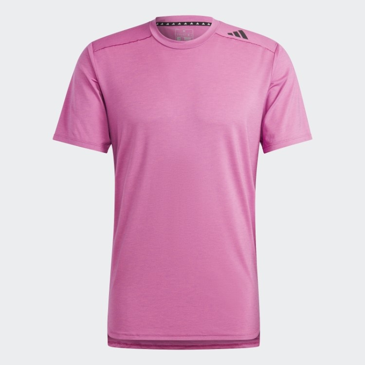 Camiseta Adidas Fúcsia Projetada Para Treinar Aeroready Hiit Com Mudança De Cor
