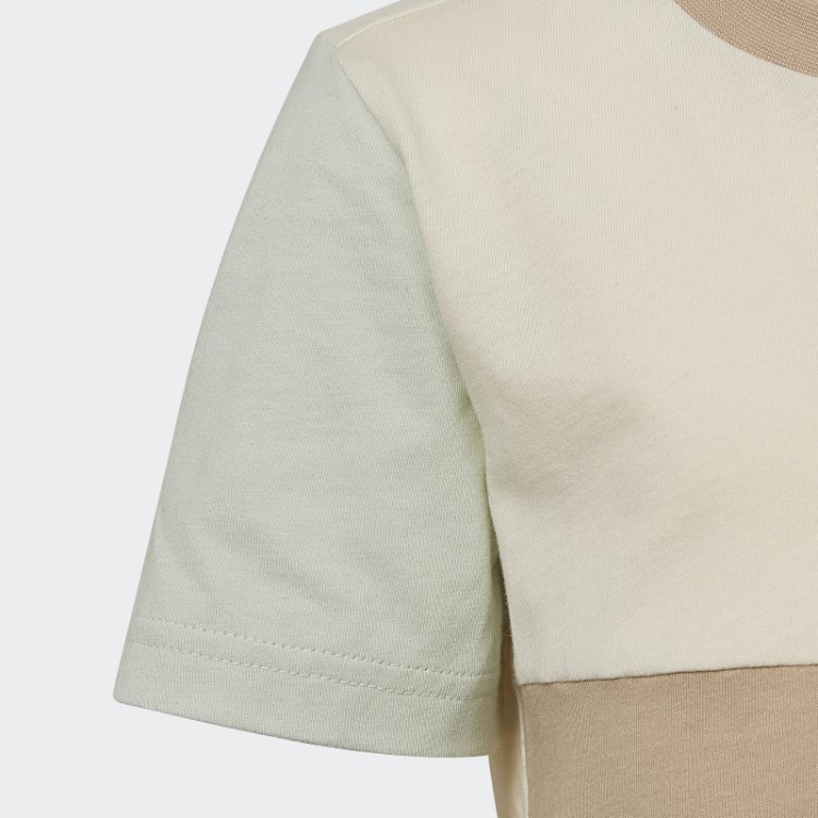Moletom Verde Adidas Colorblock Crew