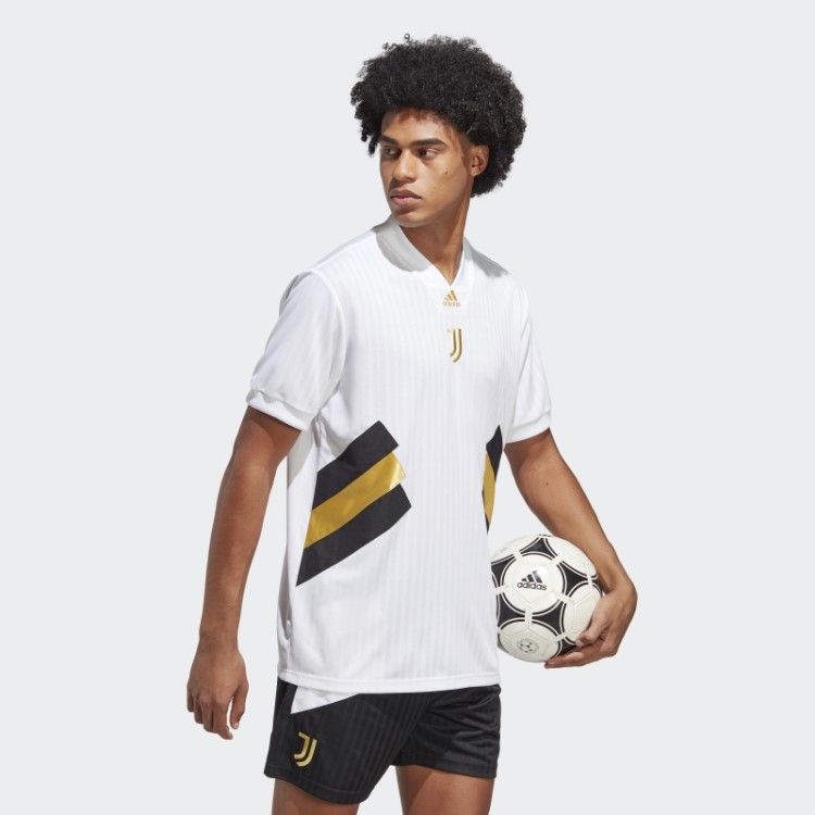 Adidas Juventus Camisa ícone Branco