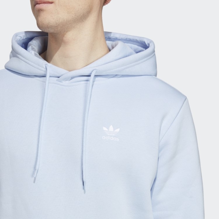 Moletom Com Capuz Trefoil Essentials Adidas Blue Dawn