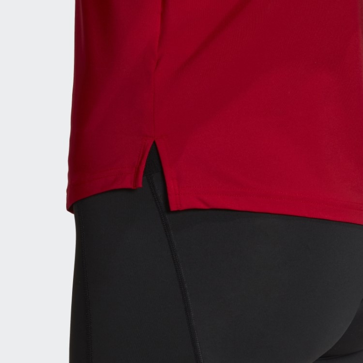 Camisa De Manga Longa Hilo Vermelho Adidas