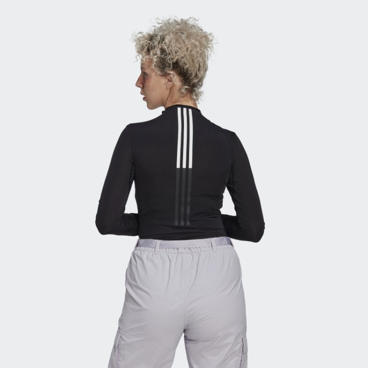 Camiseta Manga Longa Adidas Preta