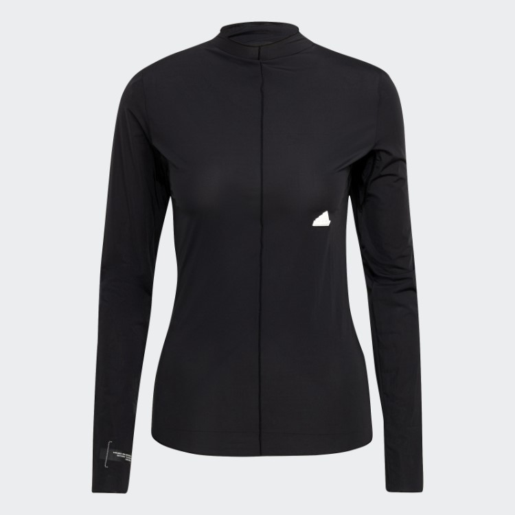 Camiseta Manga Longa Adidas Preta