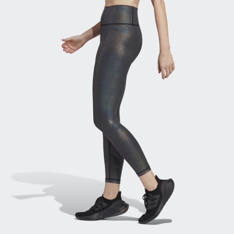 Legging Adidas Black Optime Training Shine 7/8