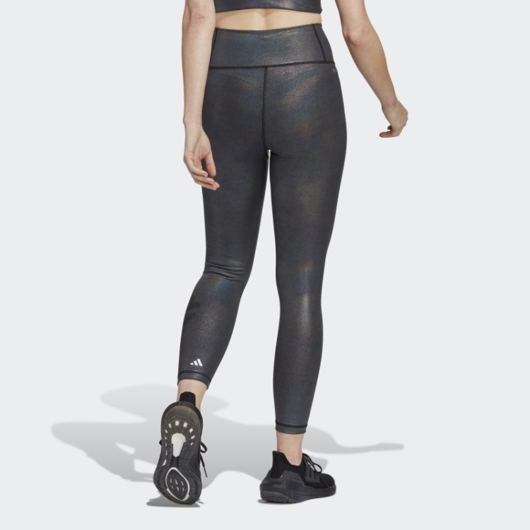 Legging Adidas Black Optime Training Shine 7/8