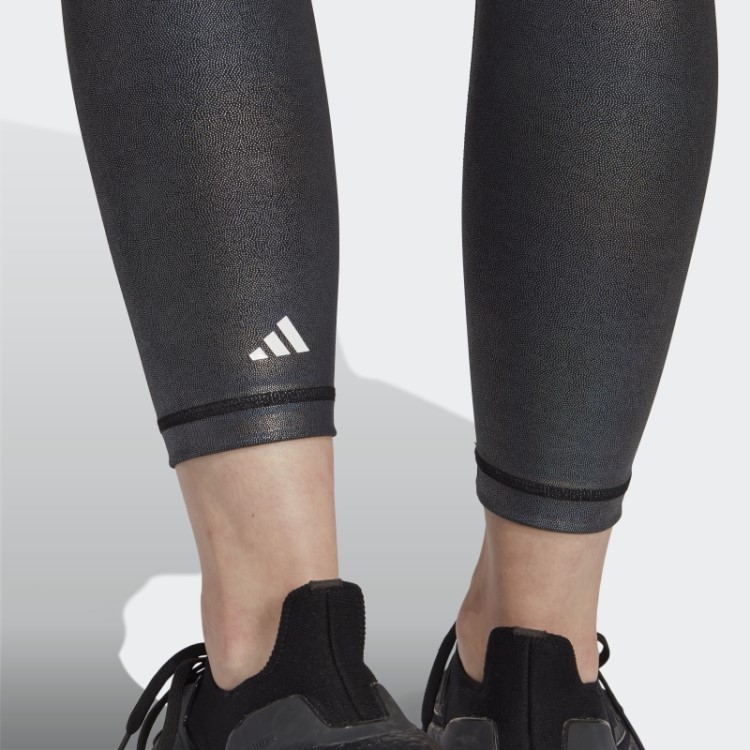 Legging Adidas Black Optime Training Shine 7/8